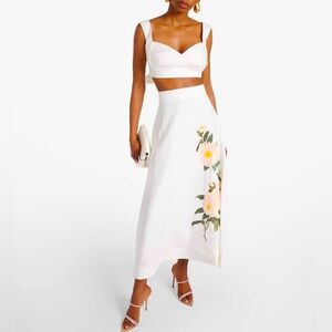 Zimmermann Natura Flare Skirt, Size 0